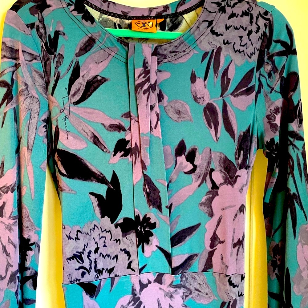Tory Burch long sleeve floral dress - Small